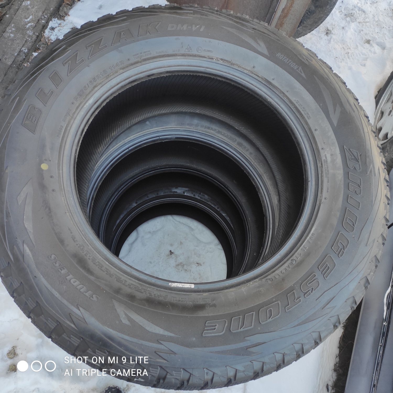 Продам Шины, Bridgestone Blizzak, 275/65 R18 114R.