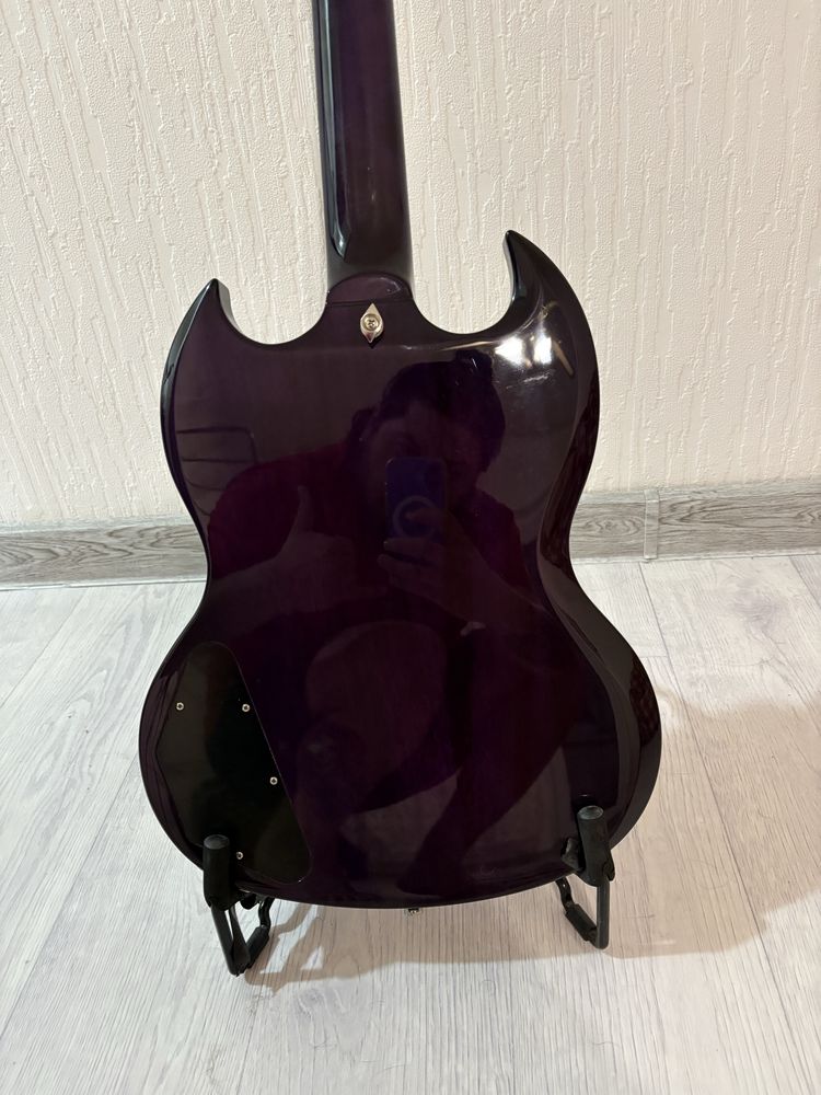 Epiphone SG modern figured purple