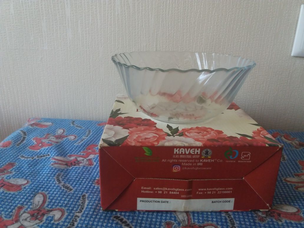 Продам стеклянную чашку