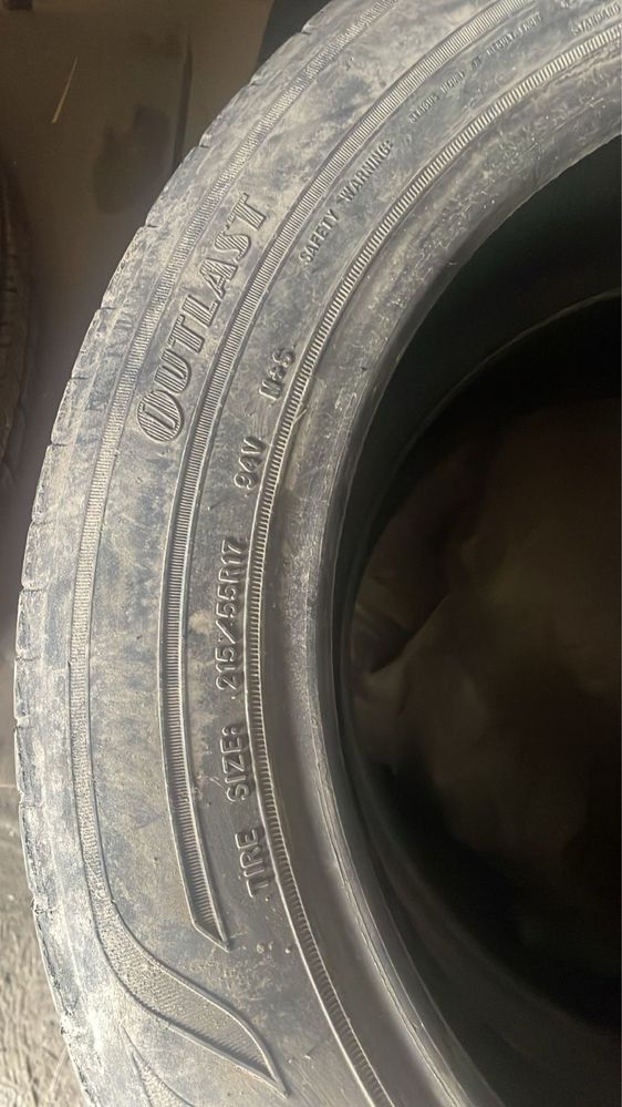 Шины 3шт 215/55/17r