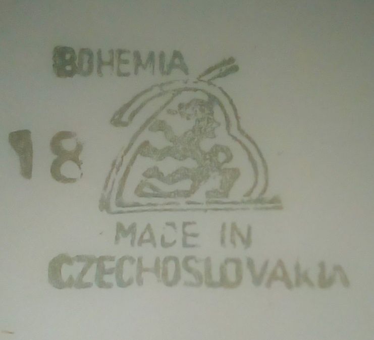 Столовый Сервиз  6 Персон  Чехословакия  Богемия