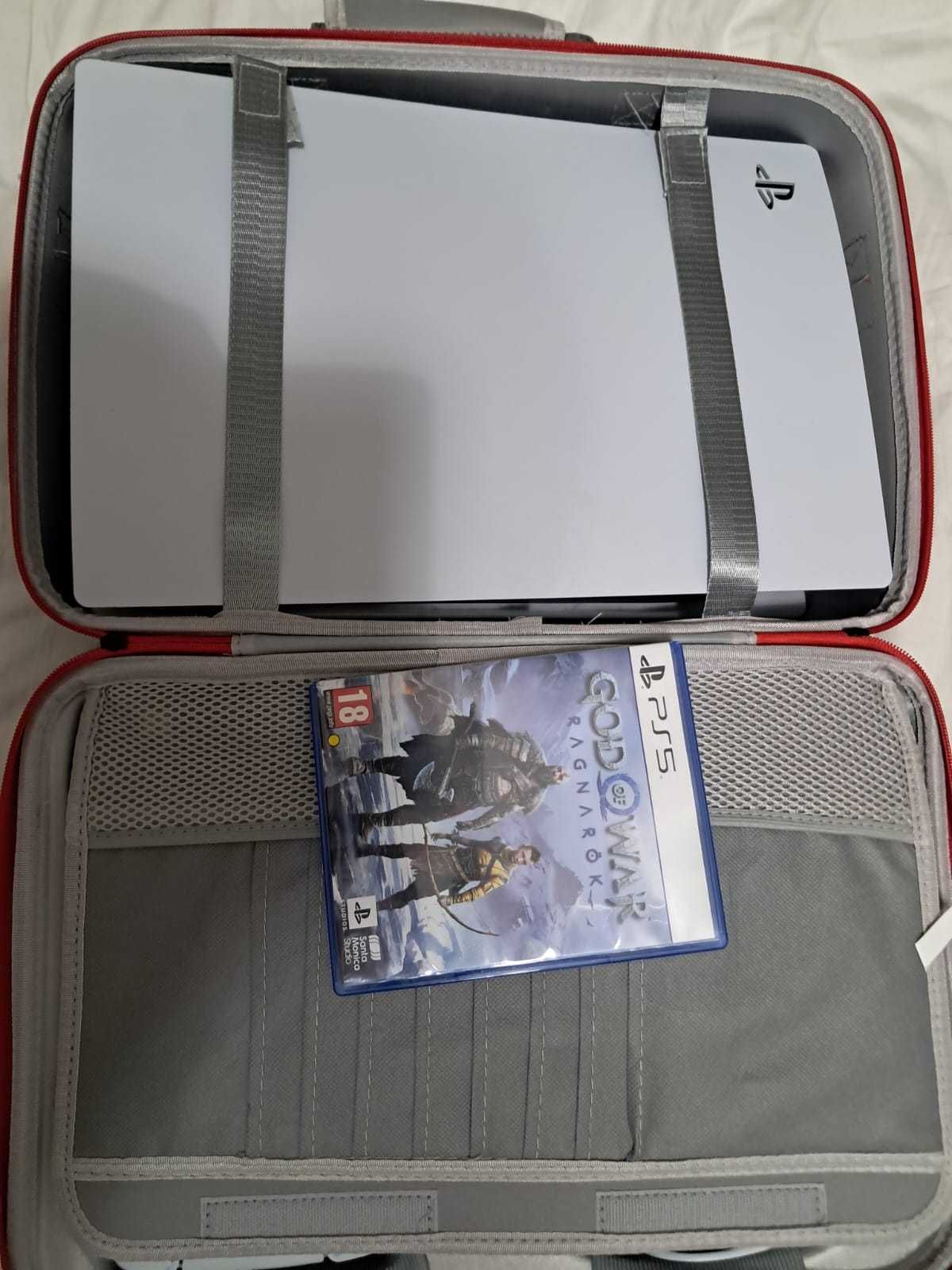 Продается Sony PlayStation 5 со всеми аксессуарами + Сумка и 2 игры