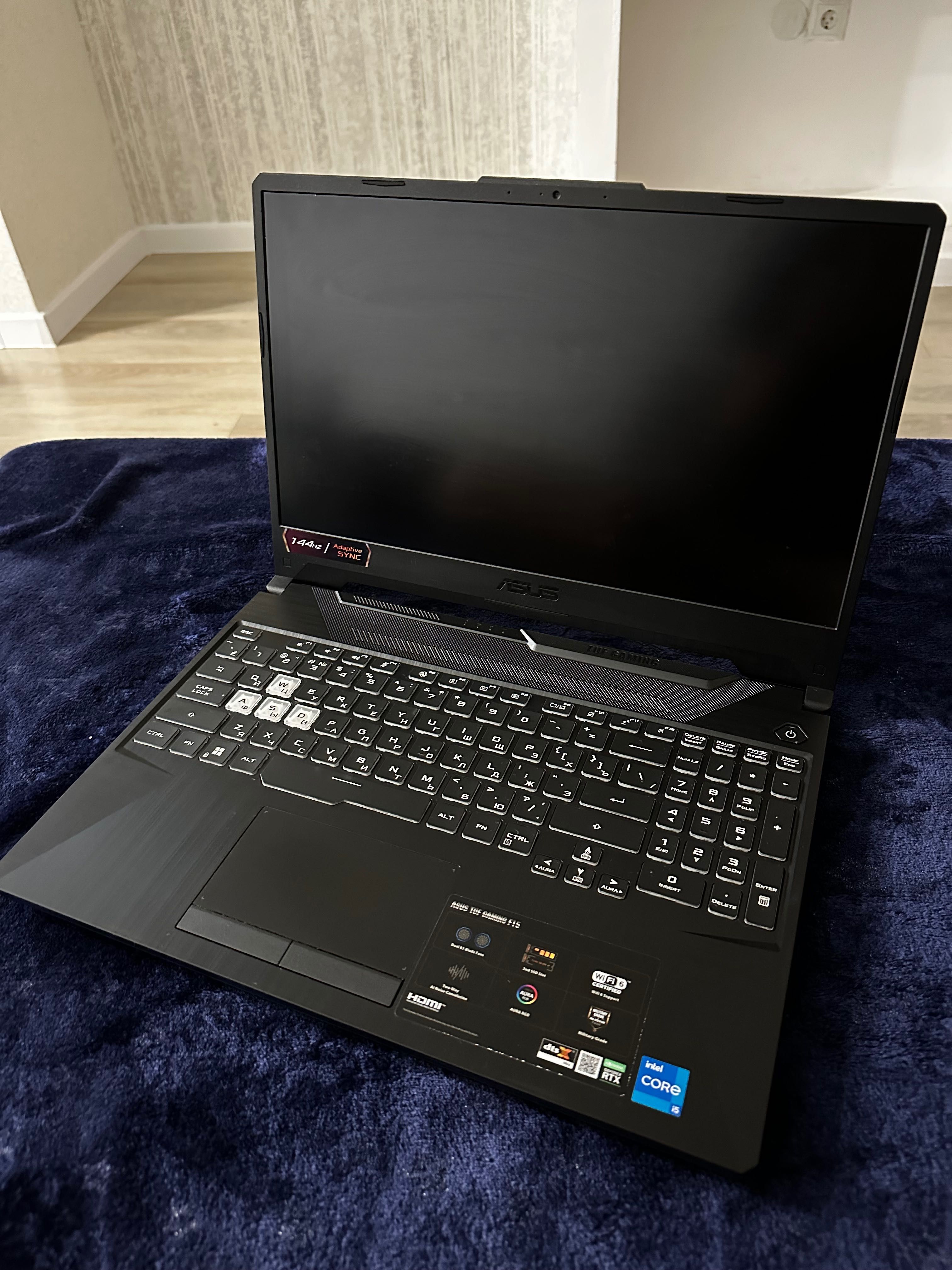 Продаю Мощный игровой ноутбук ASUS TUF Gaming F15 FX506HC
