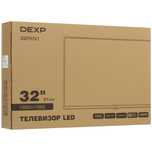 32" (81 см) Телевизор DEXP 32FKN1 черный
