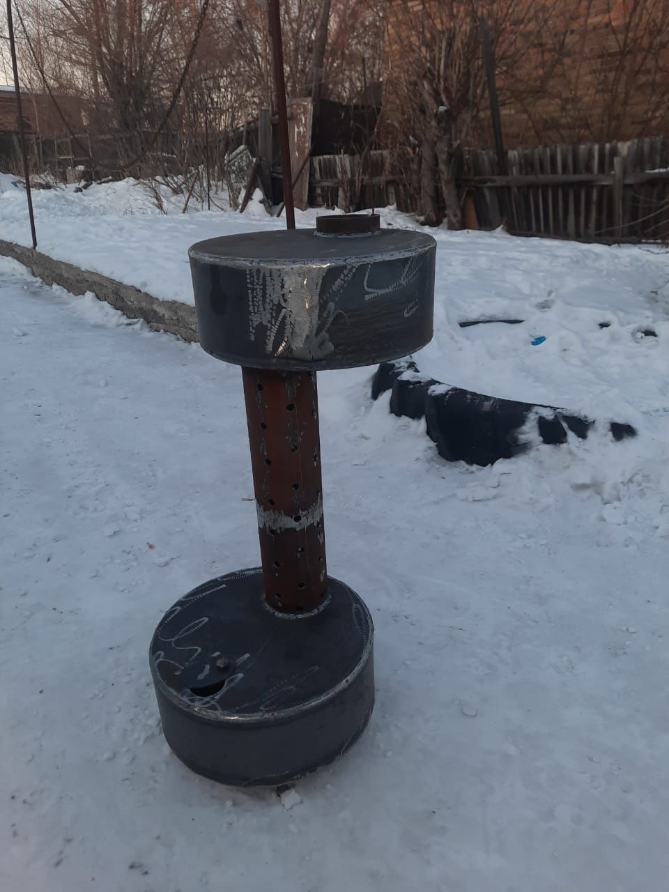 Печка на отработке