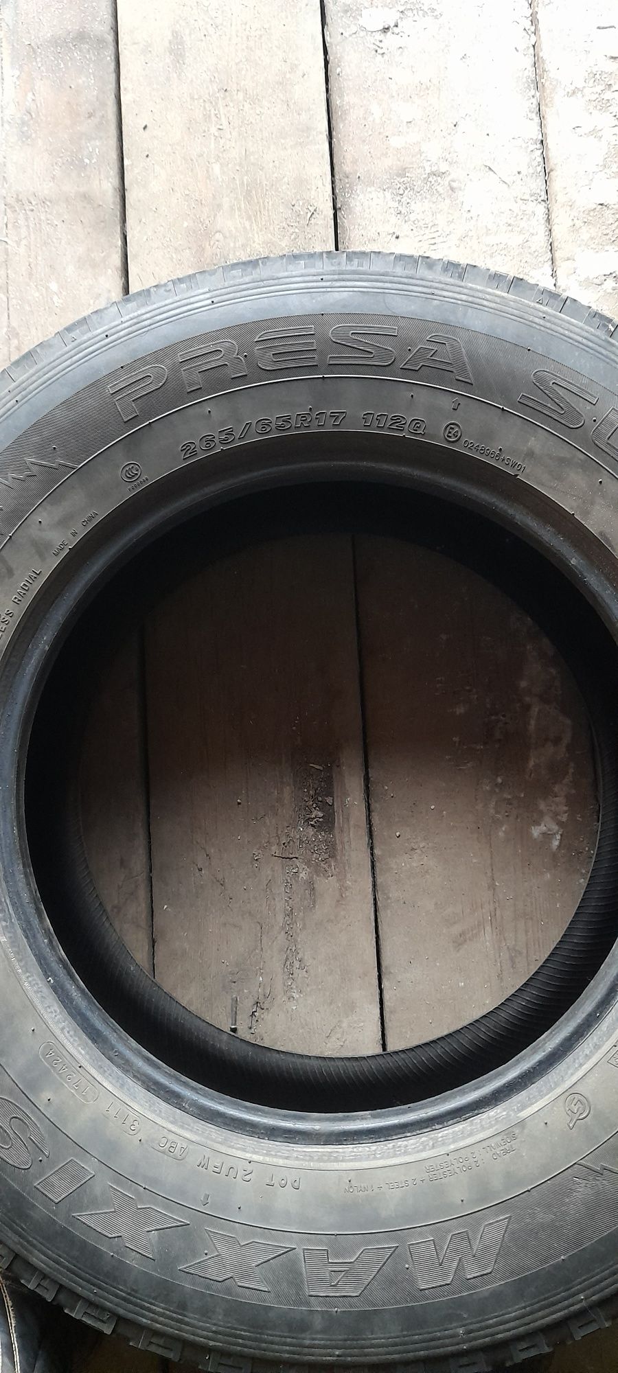 Продам  шины 265/65/17