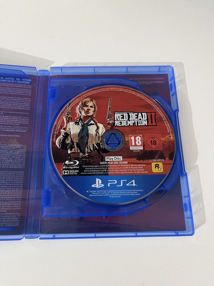 Продам диск Read Dead Redemption 2