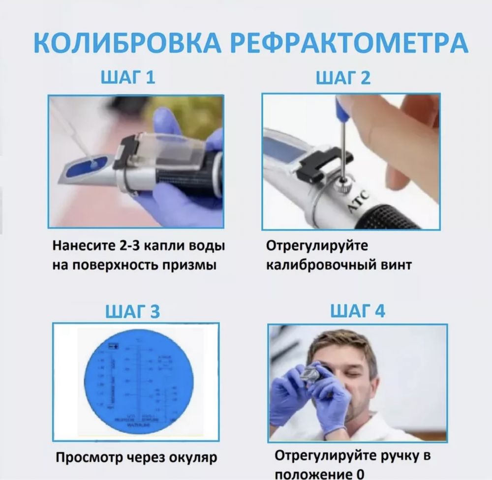 Рефрактометр автомобильный для антифриза