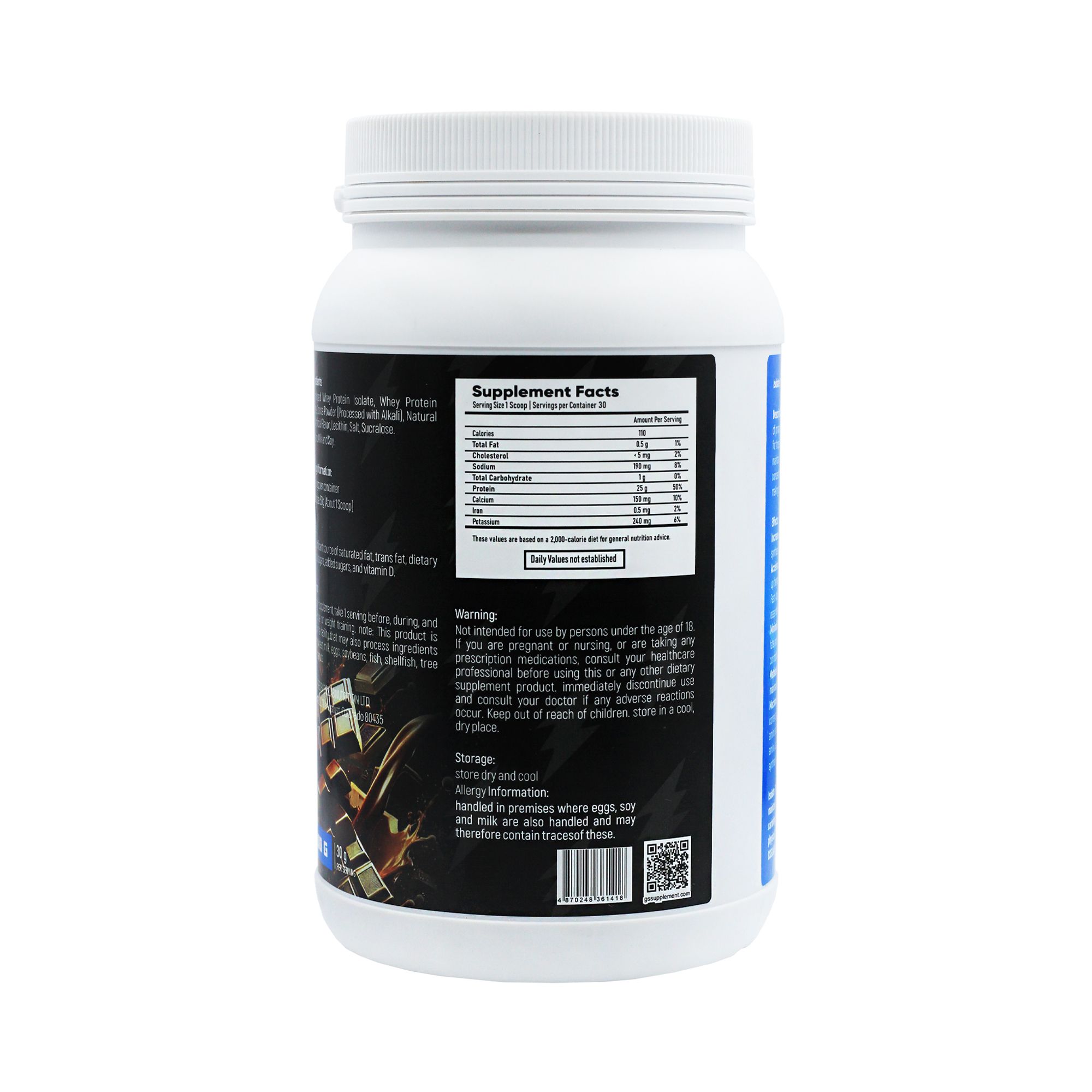 Протеин изолят GSSLab Isolate Protein 30 порций 900 гр