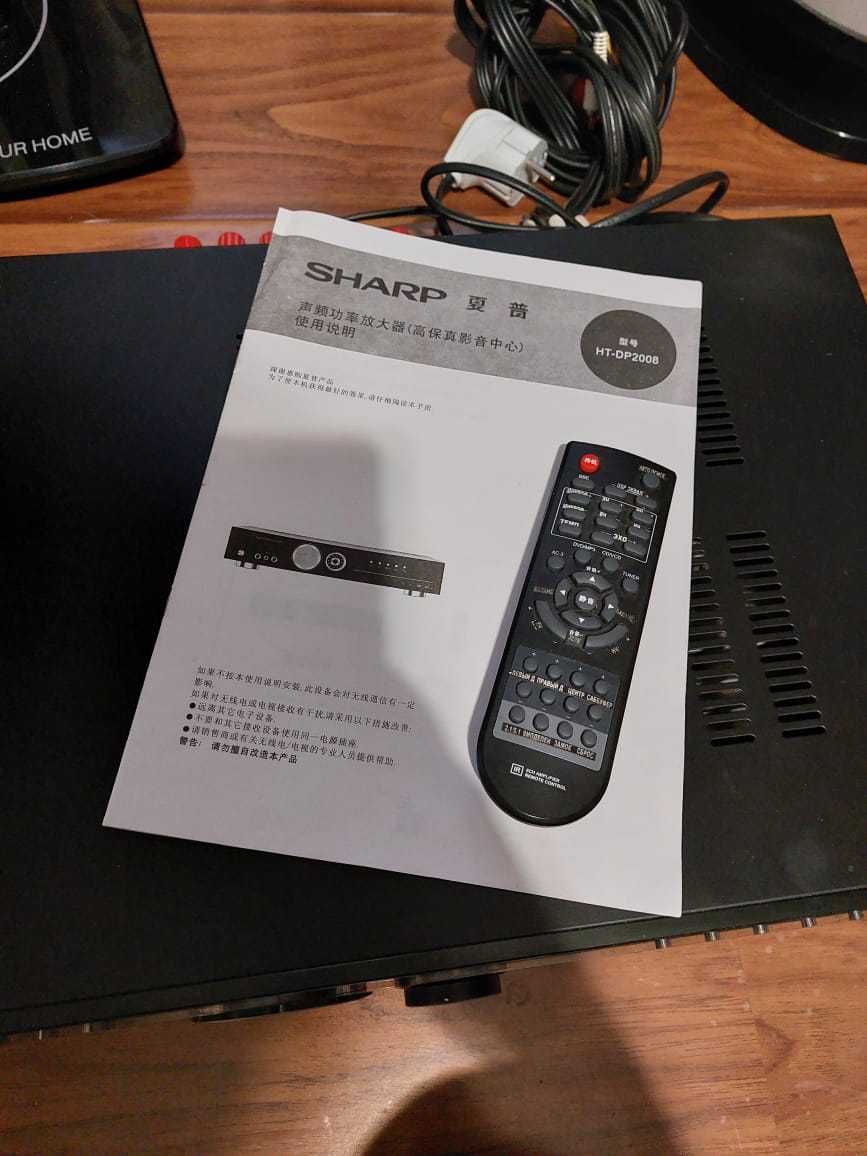Усилитель звука, колонки SHARP (для домашнего кинотеатра)