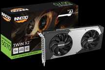 Видеокарта Inno3D GeForce RTX5070 Twin X2 OC, 12 Gb