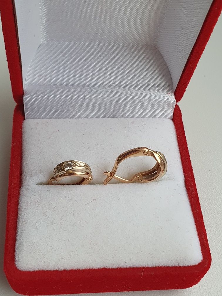 Золотые серьги 585 проба