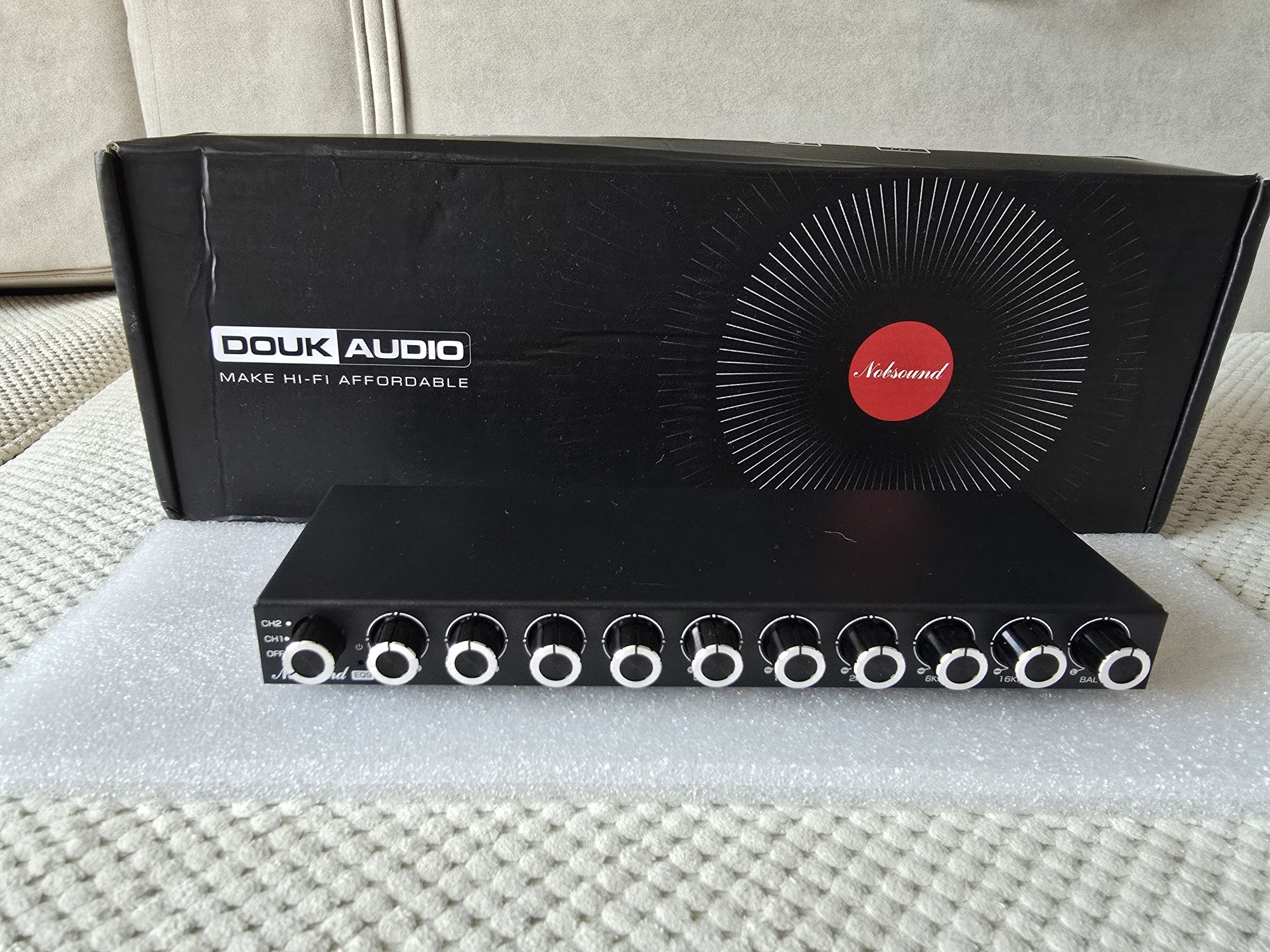 Hi Fi графический эквалайзер Douk Audio EQ9