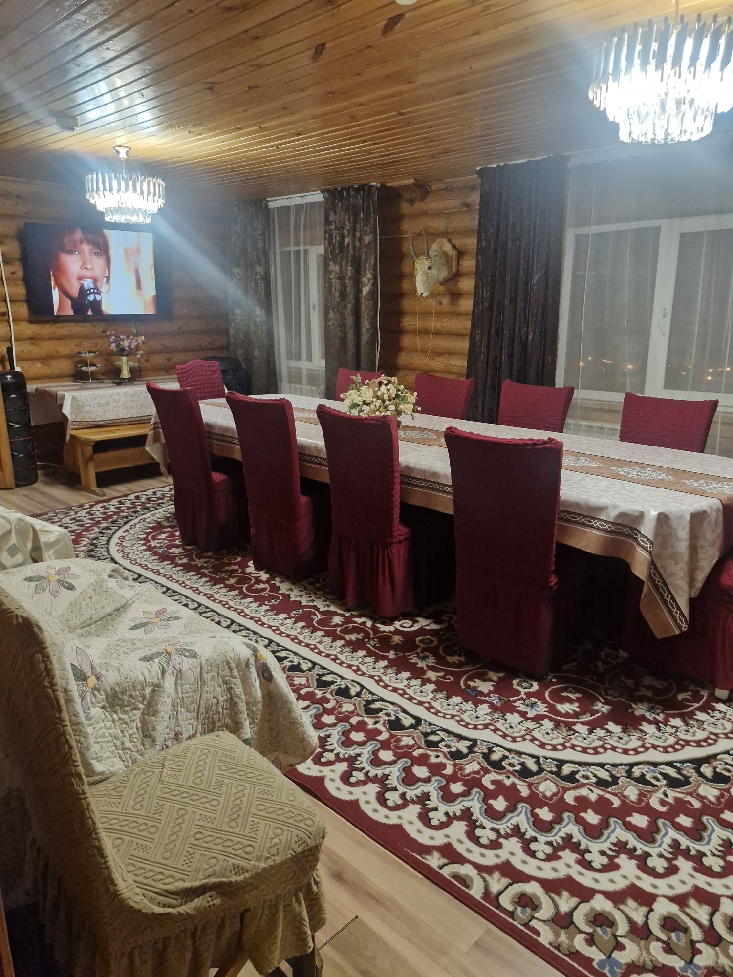 Сдам бревенчатый коттедж в центре поселка Бурабай!