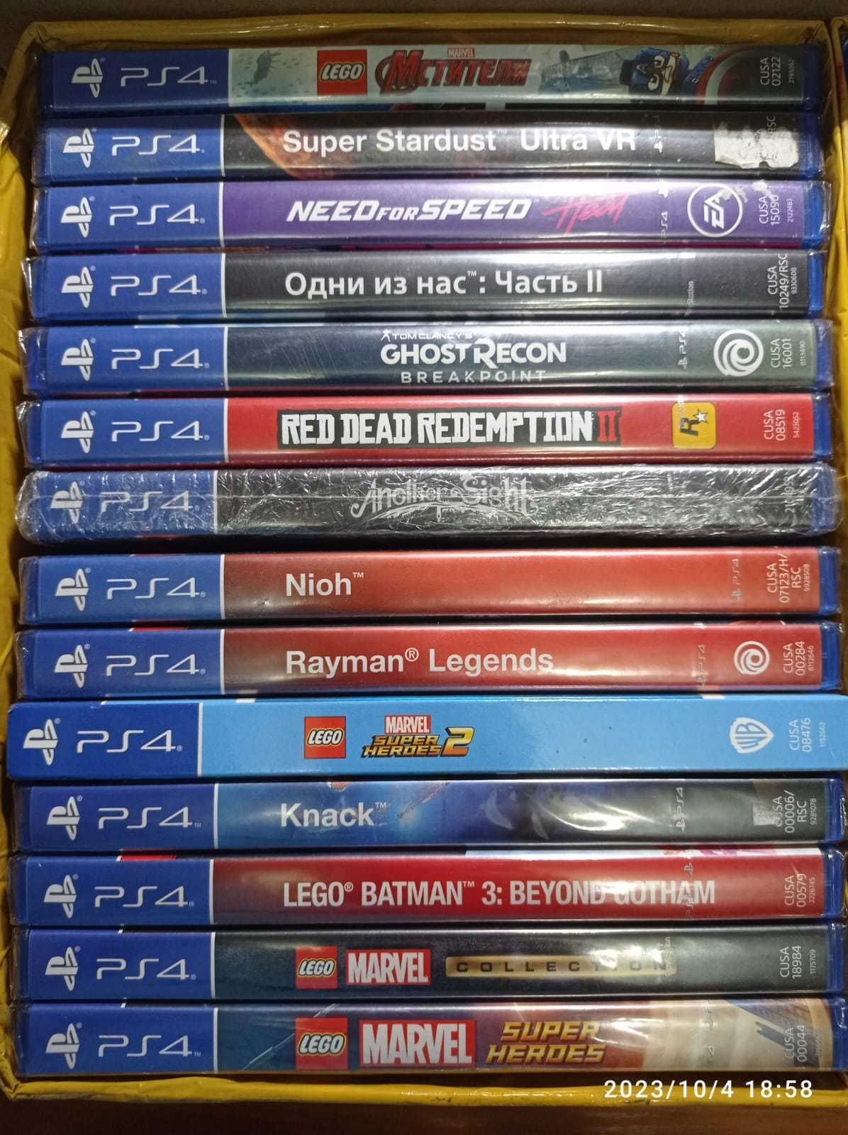 Новые лицензионные диски на PS4 игры (Sony Playstation 4) ОРИГИНАЛ !!!