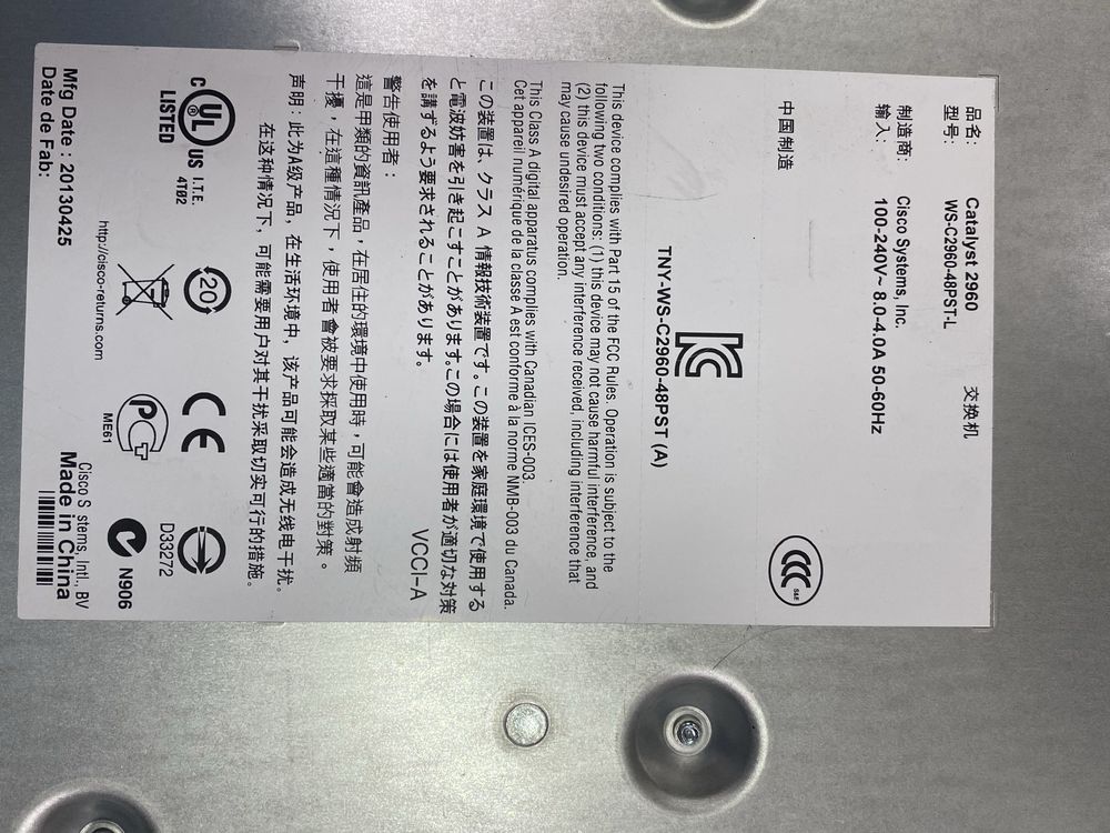 Cisco 2960 48 портов poe