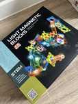 Магнитный светящийся конструктор Light Magnetic Blocks — 49 деталей