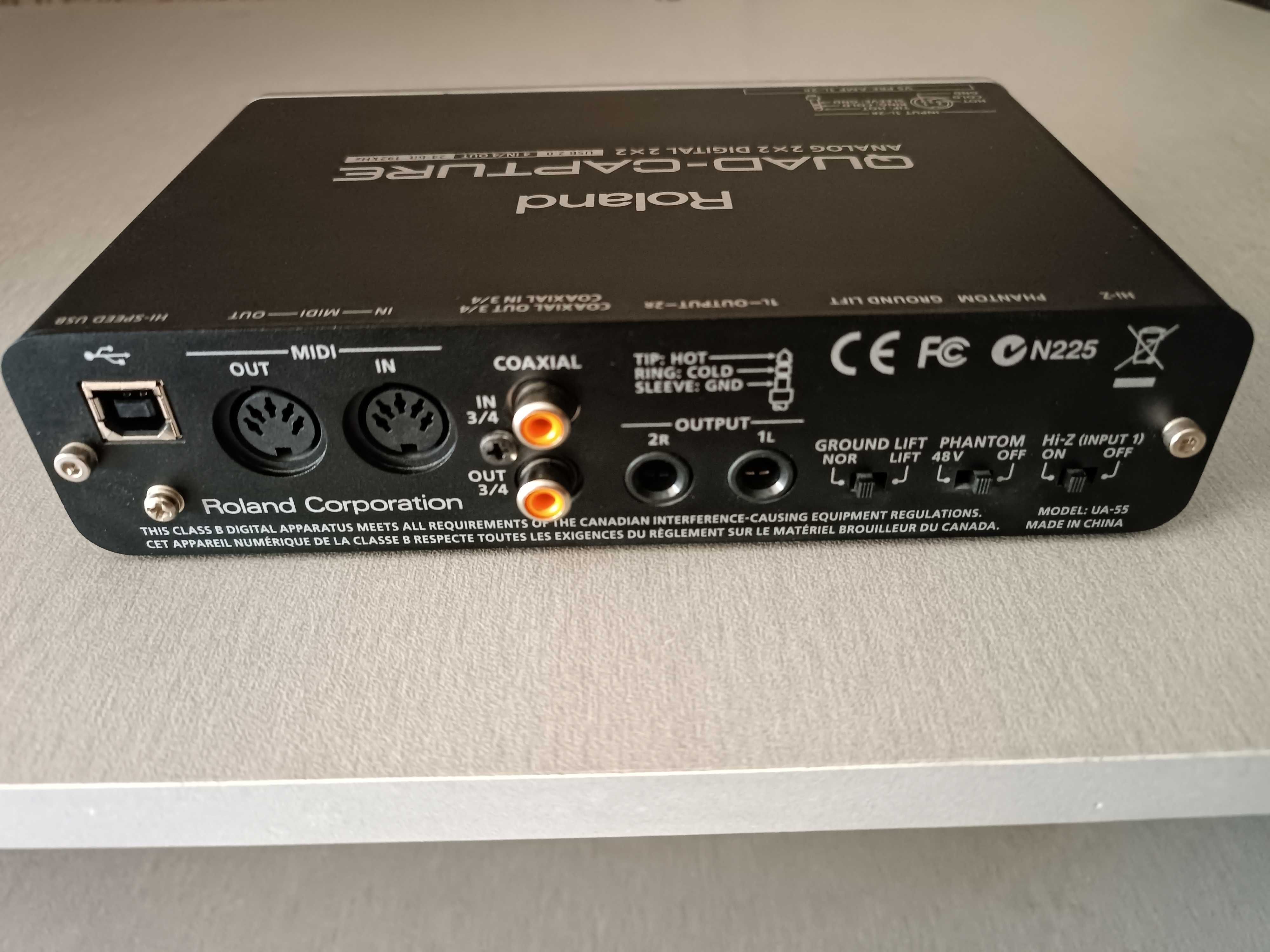 Звуковая карта внешняя Roland Quad-capture ua-55