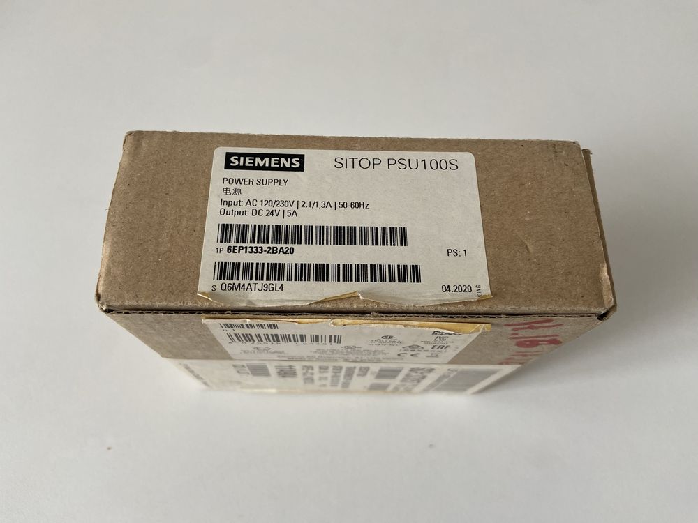 Стабилизированный блок питания 24В/5А Siemens SITOP PSU100S