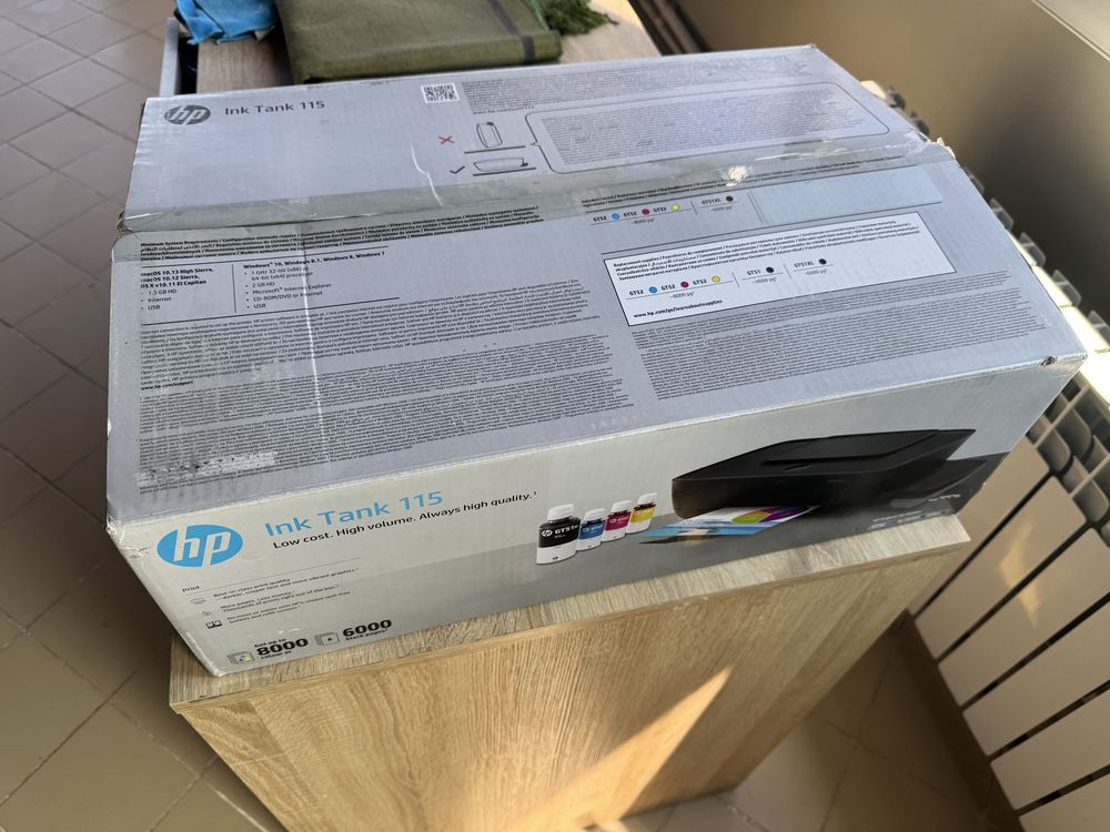 Продается цветной принтер HP tank 115