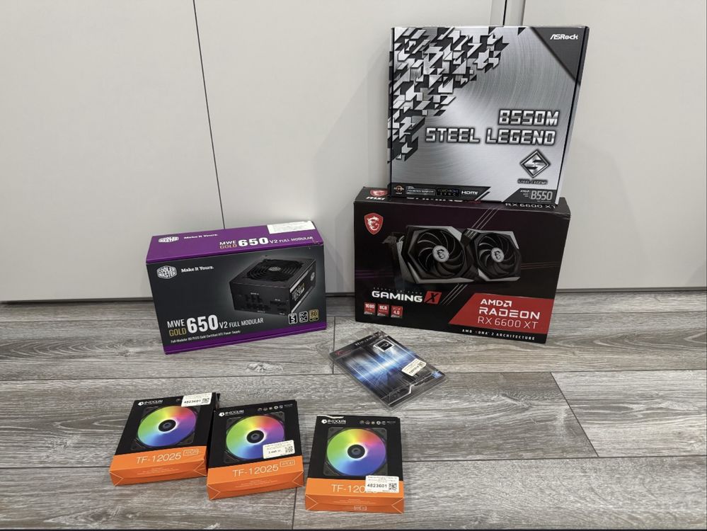 Игровой компьютер rx6600xt/ryzen 5 5600x/16gb ram, быстрым дешевле