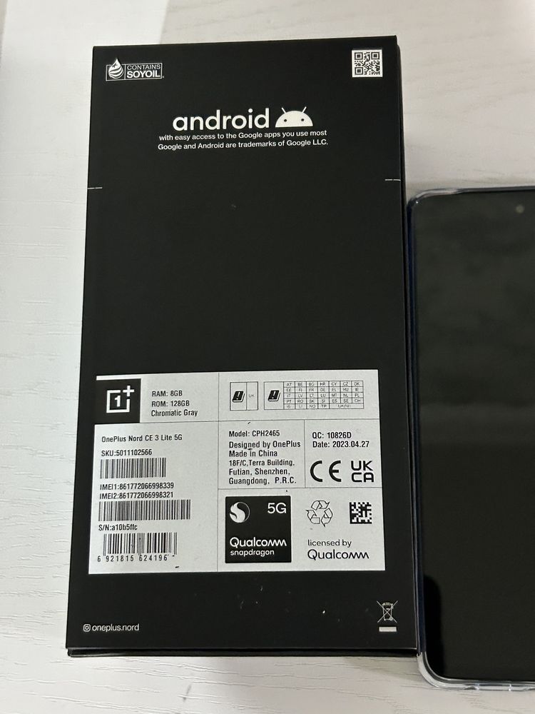 Смартфон OnePlus Nord CE 3 Lite Обмен только на Айфон 11 128Гб