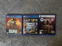 диски плейстейшн UFC GTA RED DEAD REDEMPTION 2