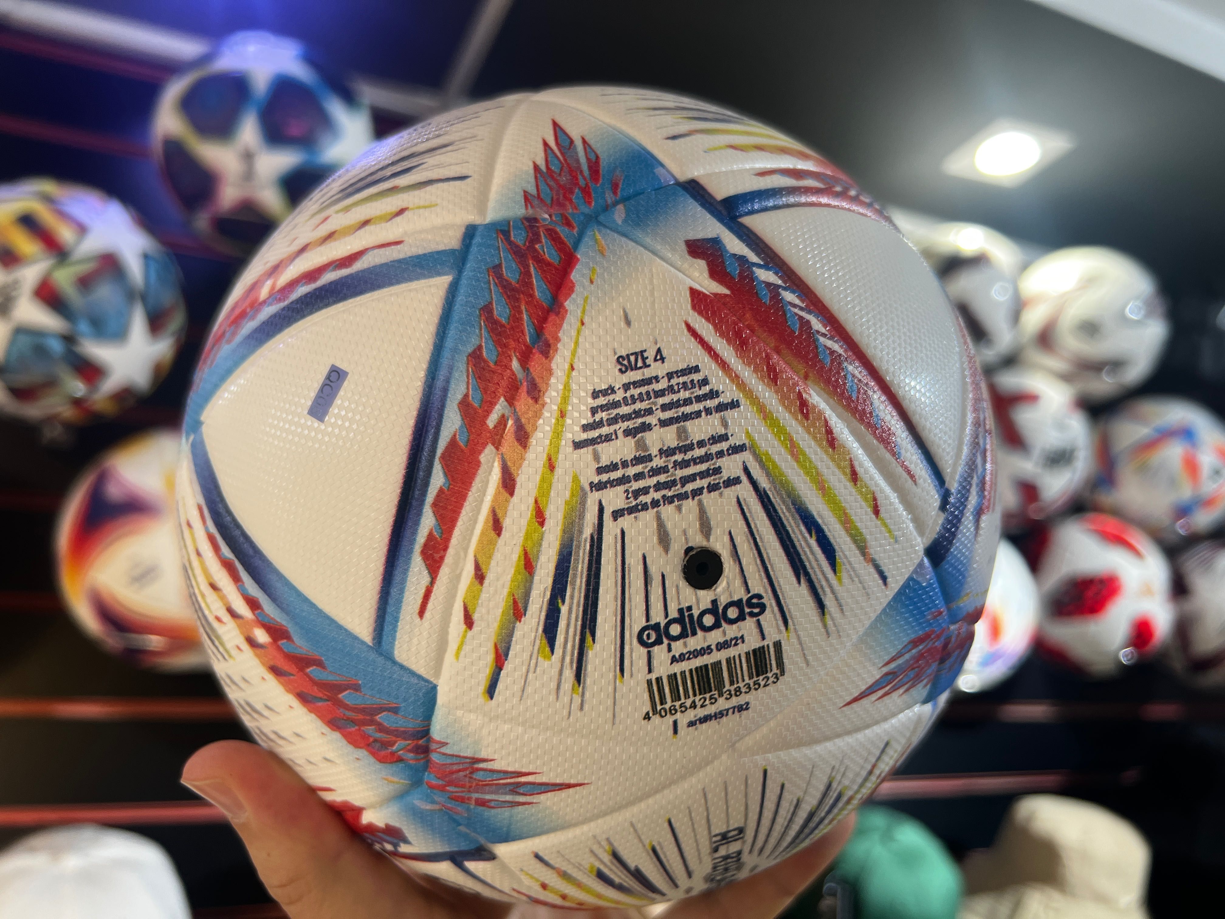 Мяч размер 4 Adidas Al Rihla Qatar 2022 для детей и миниполя