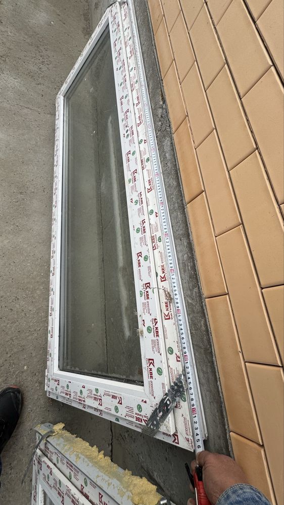Новые пластиковые окна снятые с новых домов.
