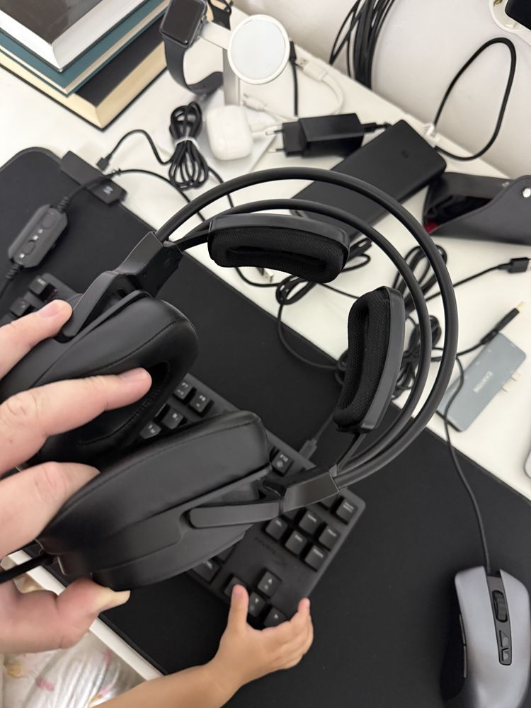 Hyperx клавиатура, asus tuf мышь, a4 гарнитура наушники игровой