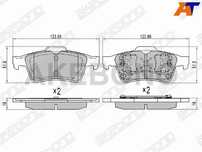 Колодки тормозные Mazda Axela