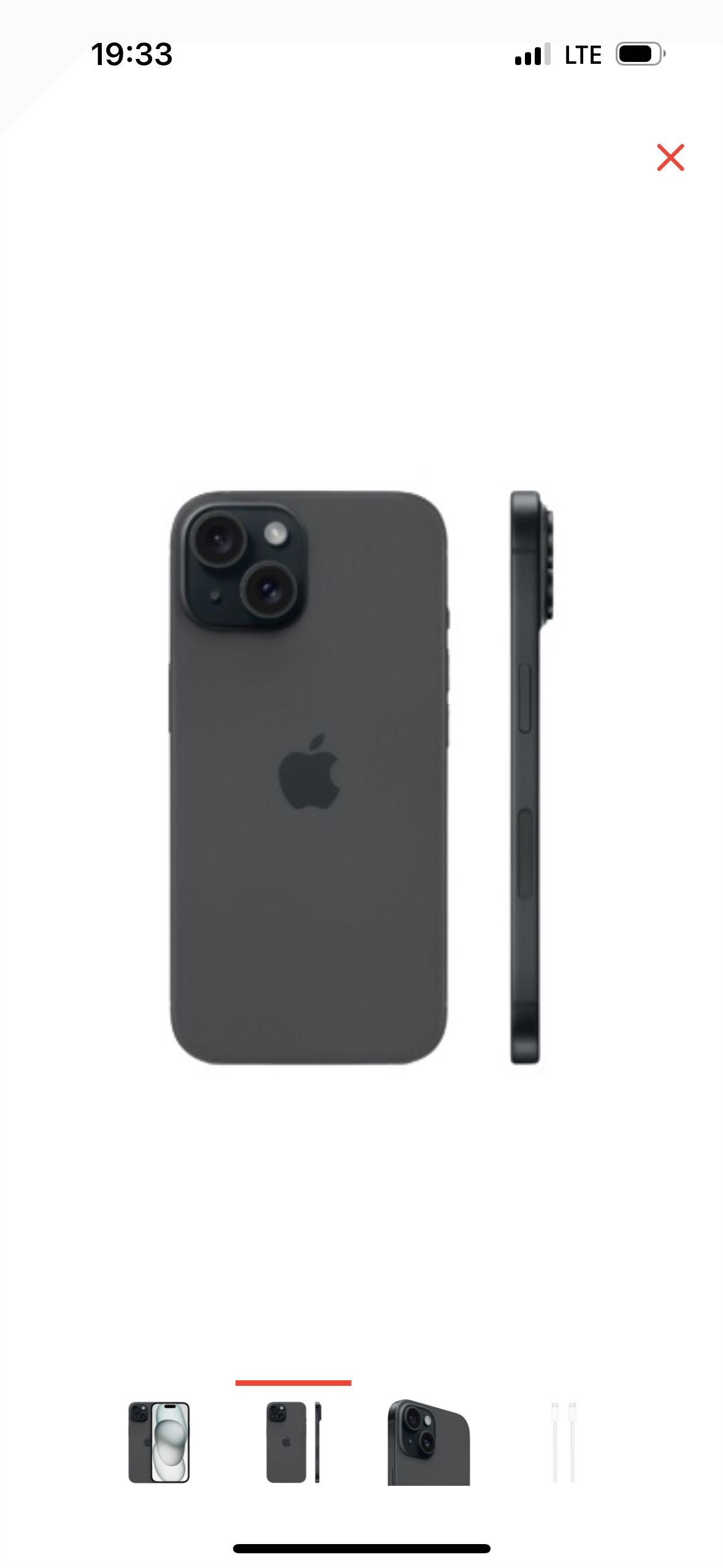 iPhone 15pro, 128GB