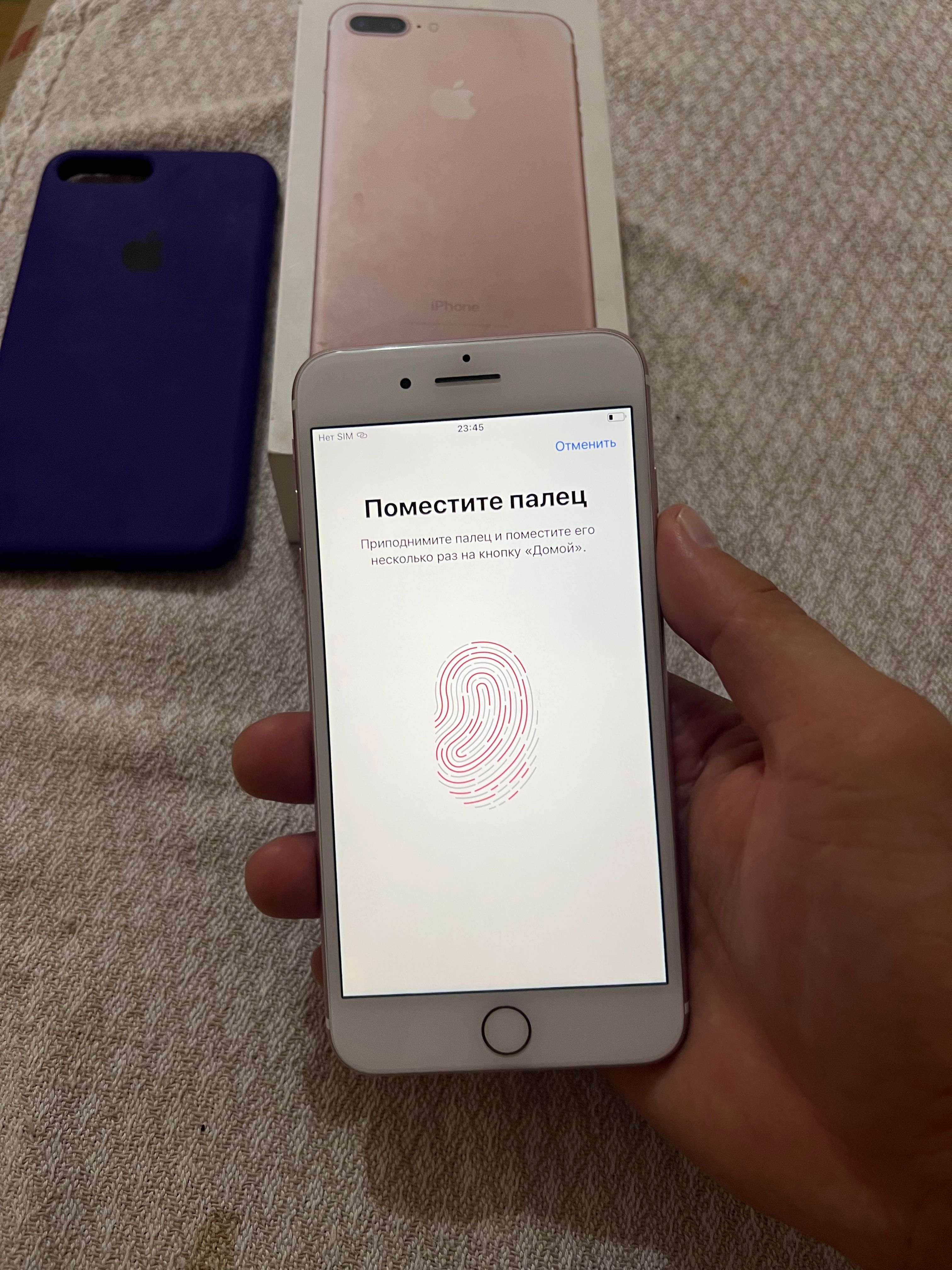 iPhone 7 Plus полный оригинал минус жок тап таза телефон айфон