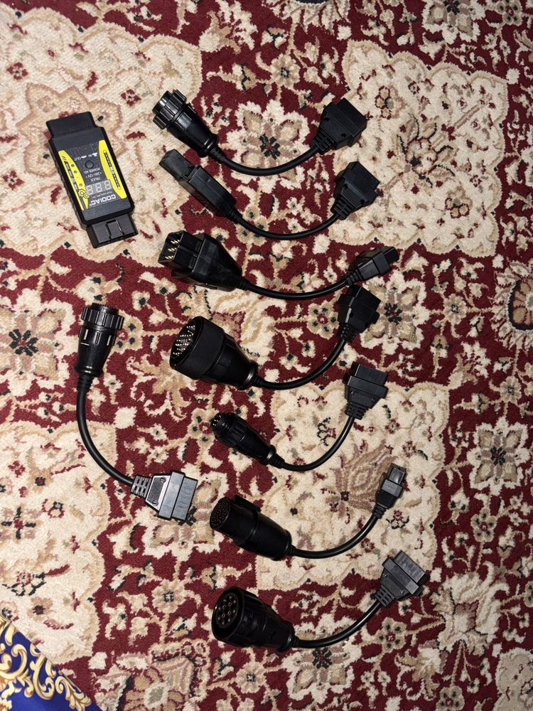 Переходники 24v12 на OBD2 комплект.