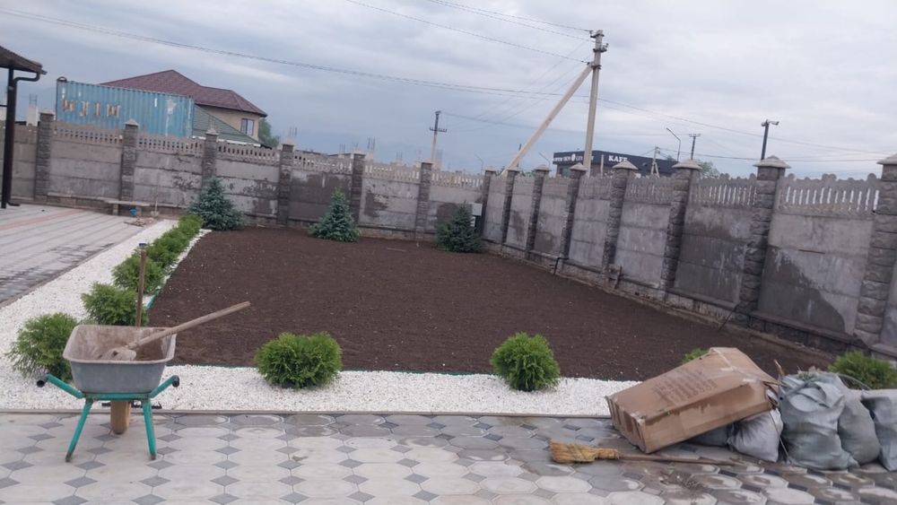 Автополив профессиональный посев газона