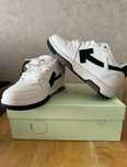 Off-White Out Of Office White Black / офф вайт кроссовки