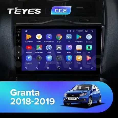 Штатная магнитола TEYES CC2L CC3 sPro+ для Lada Granta Лада Гранта Gra