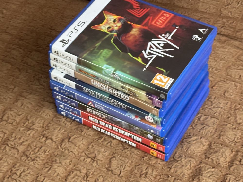 Игры для Sony PlayStation 4 и Sony Playstation 5 диски/Stray/RDR1/RDR2