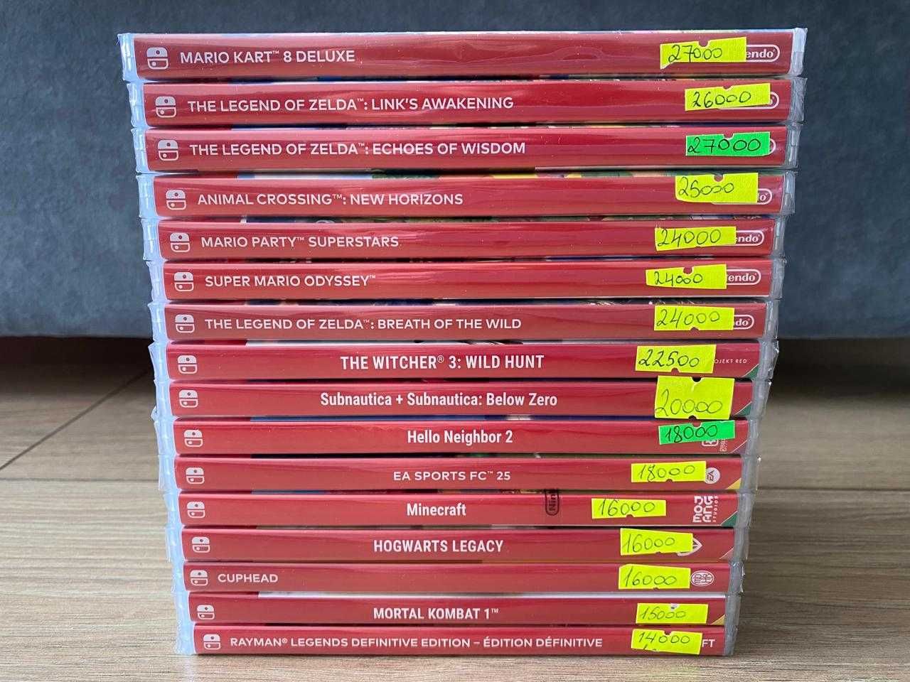 НОВЫЕ Картриджи Nintendo Switch Оригинальные