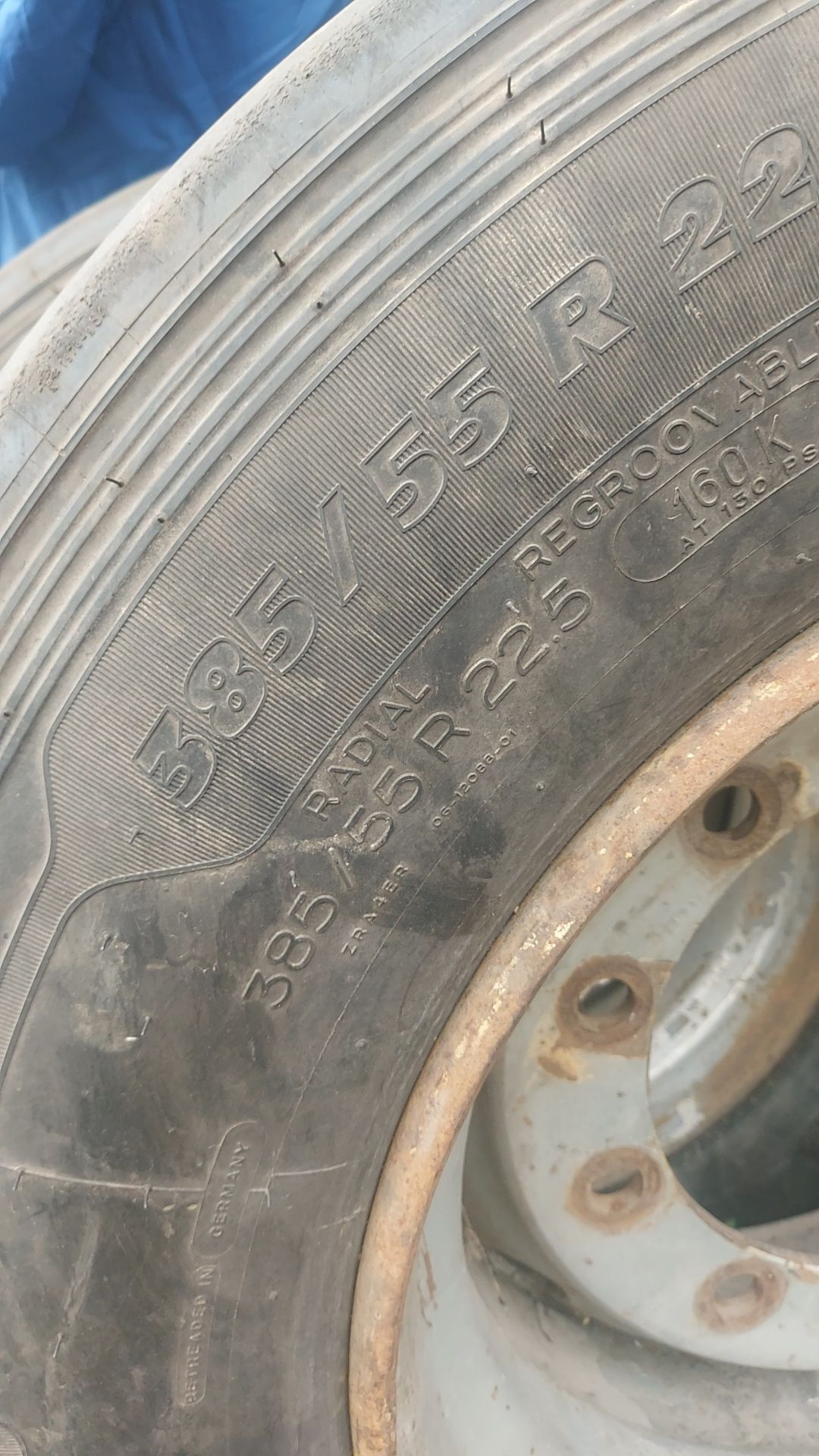 385/55/22,5 диск шина