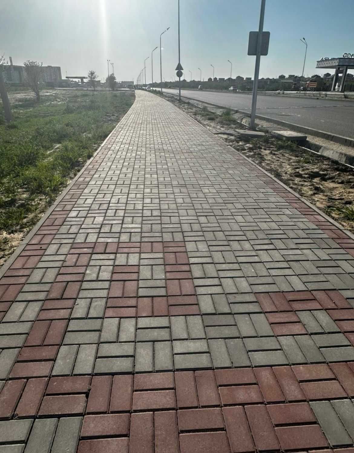 Тротуарная плита, брусчатки, бордюр дорожный, поребрик