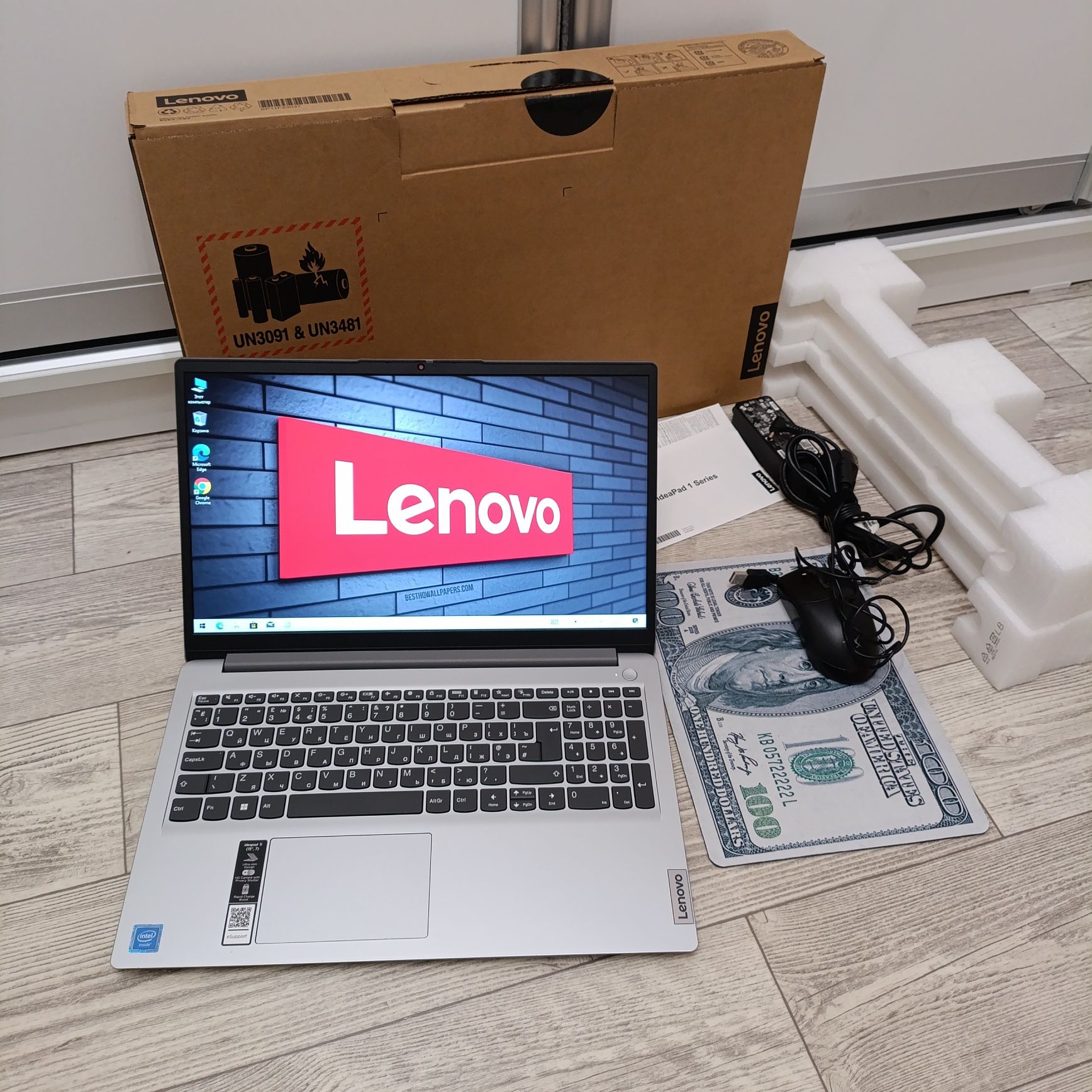 Новый Lenovo Ideapad 15/ОЗУ-4ГБ/SSD-256GB/2025 году куплен!