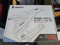 Жирная мат плата Aorus B650e Elite X AX Ice, новая запечатанная