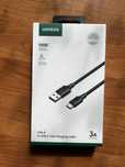 Ugreen Кабель USB 2.0 Type-A/USB Type-C, 0.5 м зарядка шнур