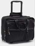 TUMI Black Nylon Alpha Deluxe Laptop Briefcase (Pilot/Doctor bag)