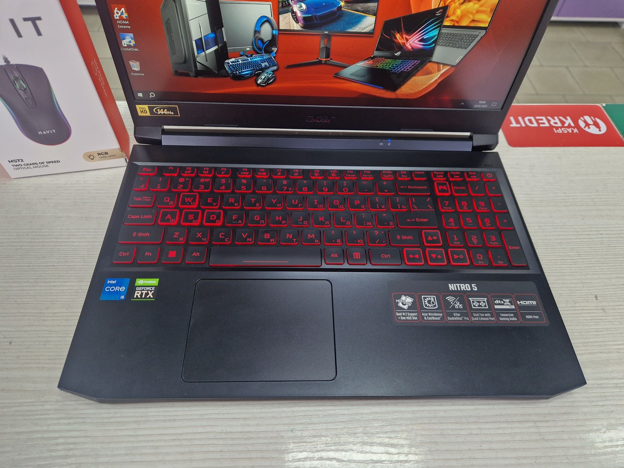 Acer Nitro 5 (Core i5-11400H, RTX 3050 4 gb)