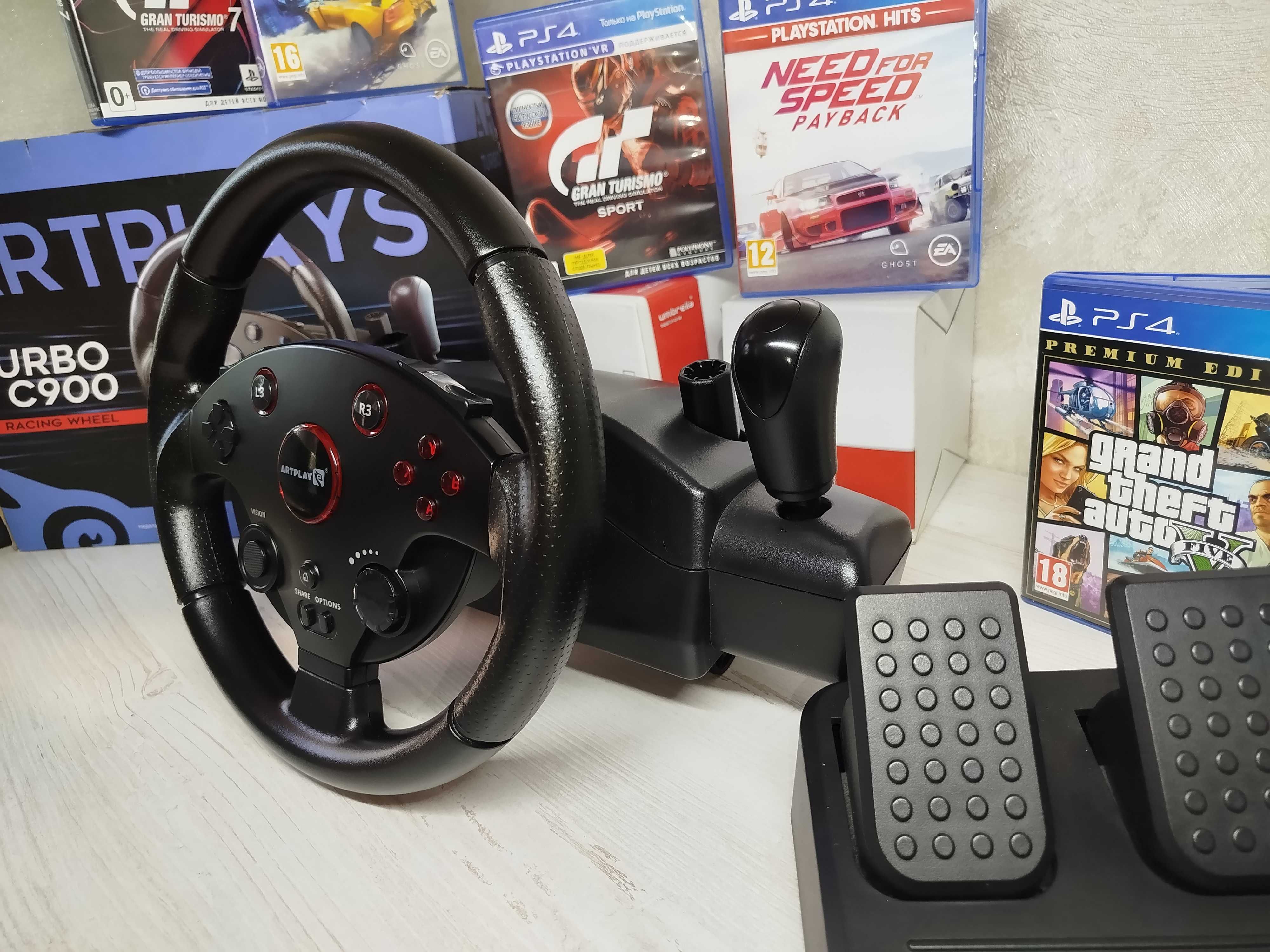 Игровой Руль для PS4 PLAYSTATION
