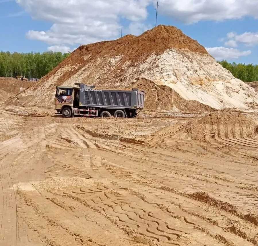 Песок Астана от 2500₸ продажа доставка с карьера поставщик Inaz.kz