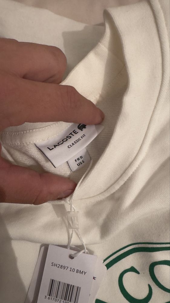 Lacoste свитшот оригинал