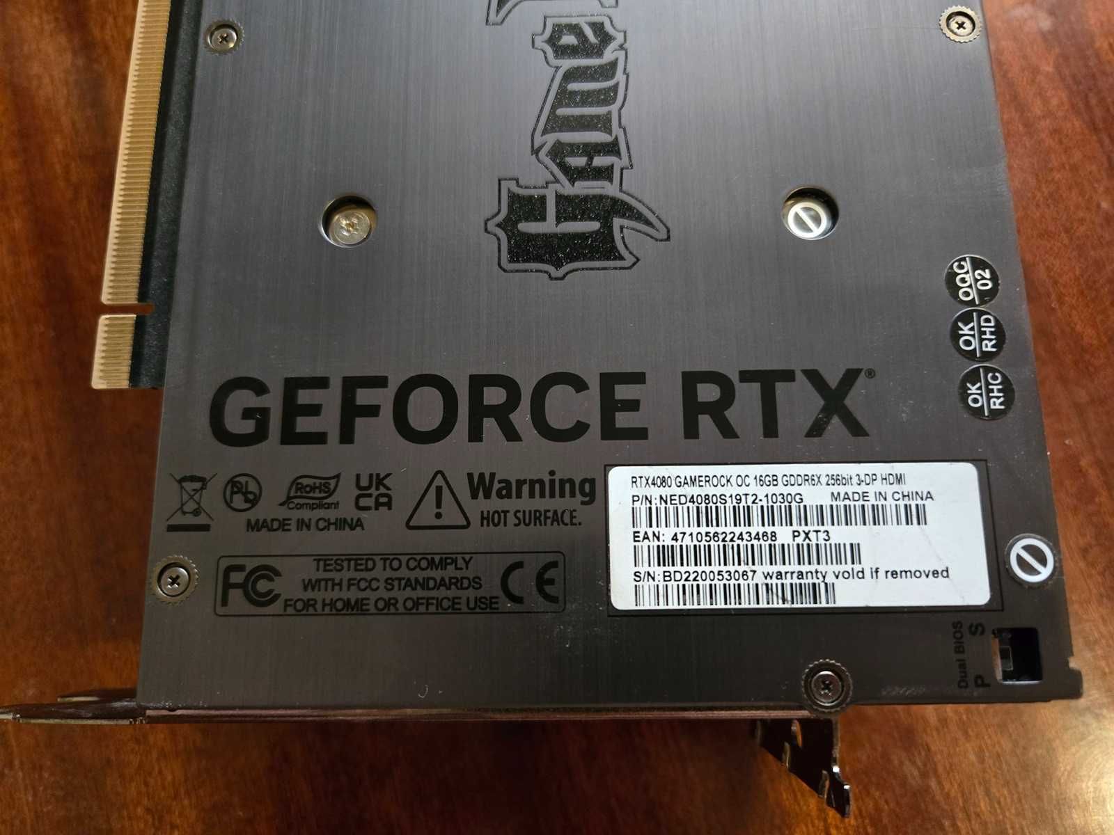 Видеокарта Palit GeForce RTX 4080 GameRock OC